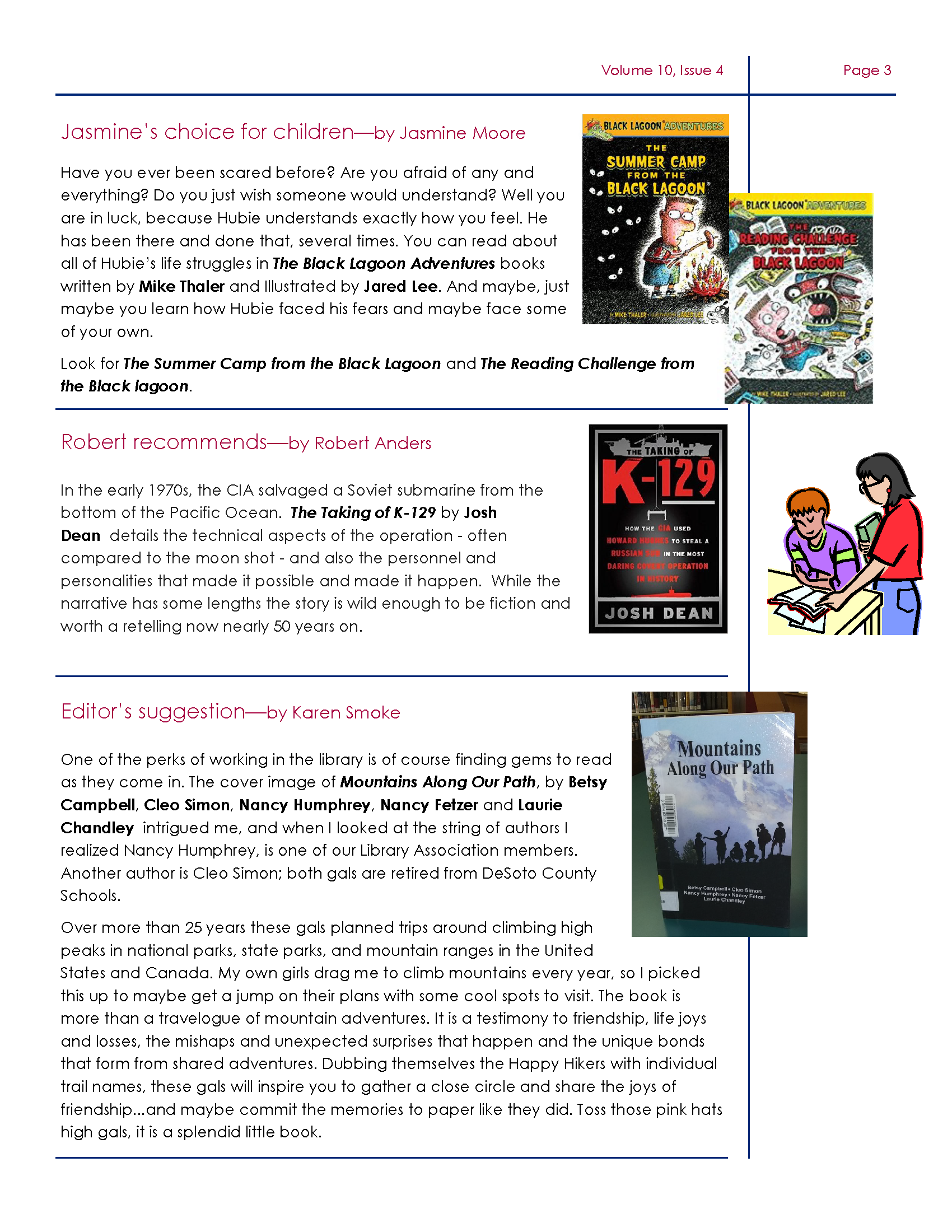 Page 3 Friends of DeSoto County Library Association April Newsletter