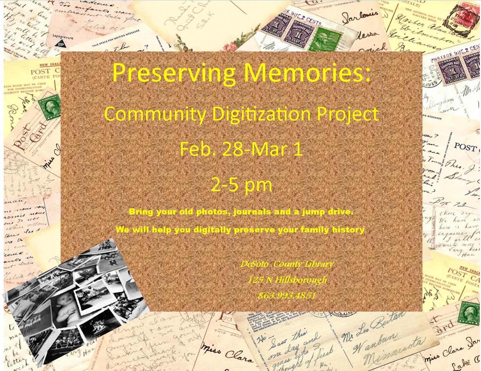 Preserving Memories at the DeSoto County Library through the Community Digitization Project