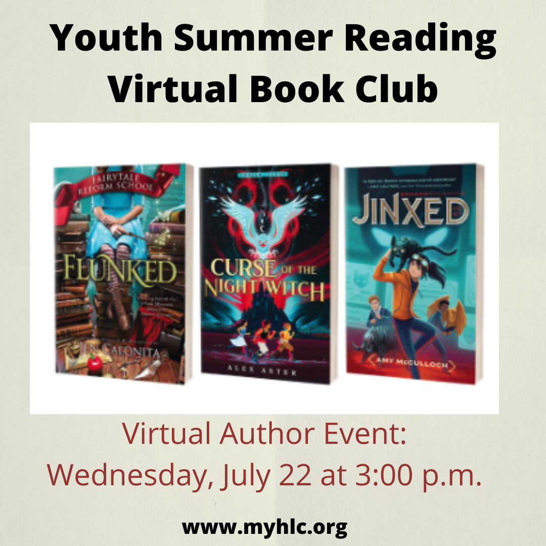 Virtual Youth Summer Reading Program Book Club
