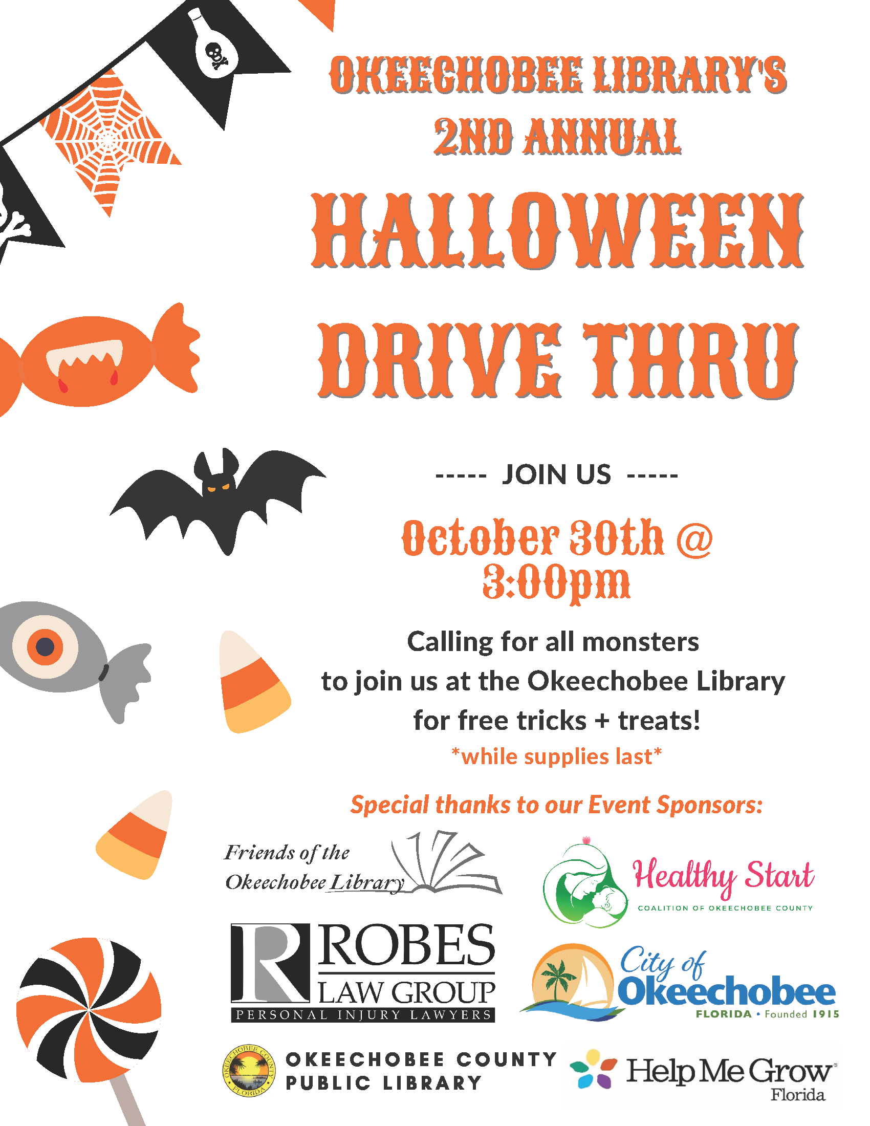 Okeechobee-Library-Halloween-Drive-Thru-Event.
